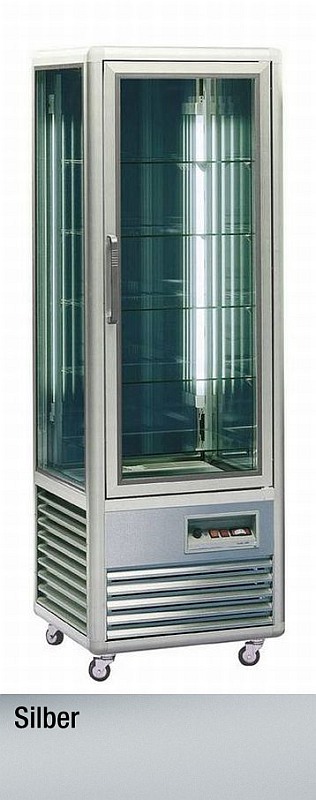 Bild 1: KBS Panoramavitrine Snelle 350 Q Silber