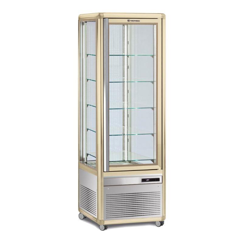 Bild 1: KBS Panoramavitrine Snelle 351 Q LED Bronze 5 feste Glasablagen