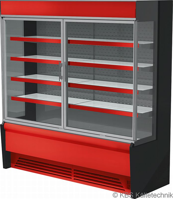 Bild 1: KBS Paros Pro Wandkühlregal 252 mit Drehtüren