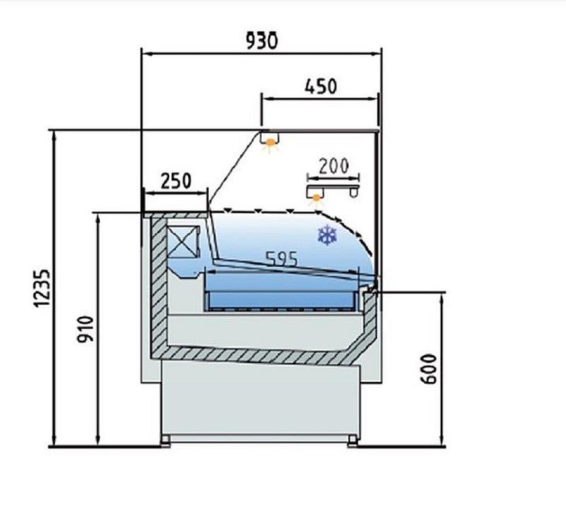 Bild 2: KBS Fischtheke Pesce 2-200