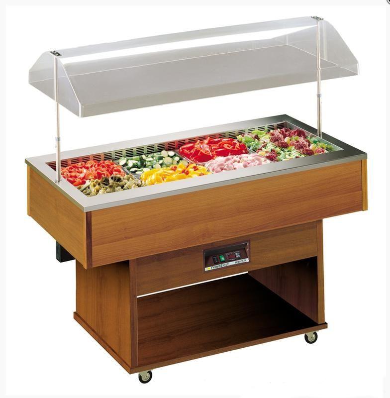 Bild 1: KBS Salatbar Delizie Nussbaum dunkel