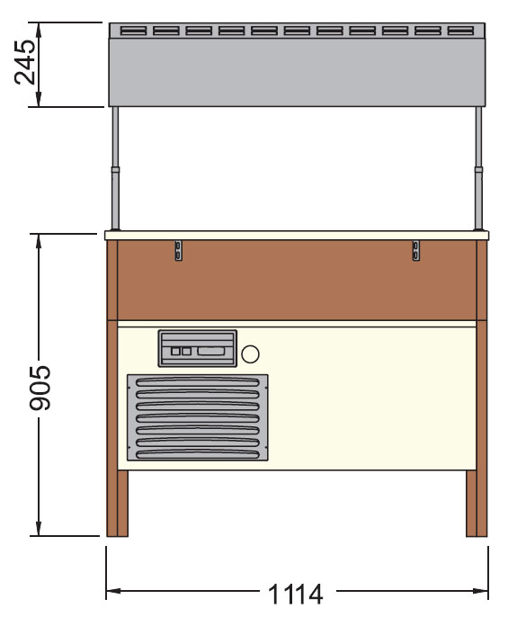 Bild 2: KBS Salatbar Proxima 3 M