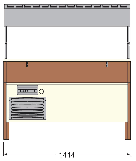 Bild 2: KBS Salatbar Proxima 4 M