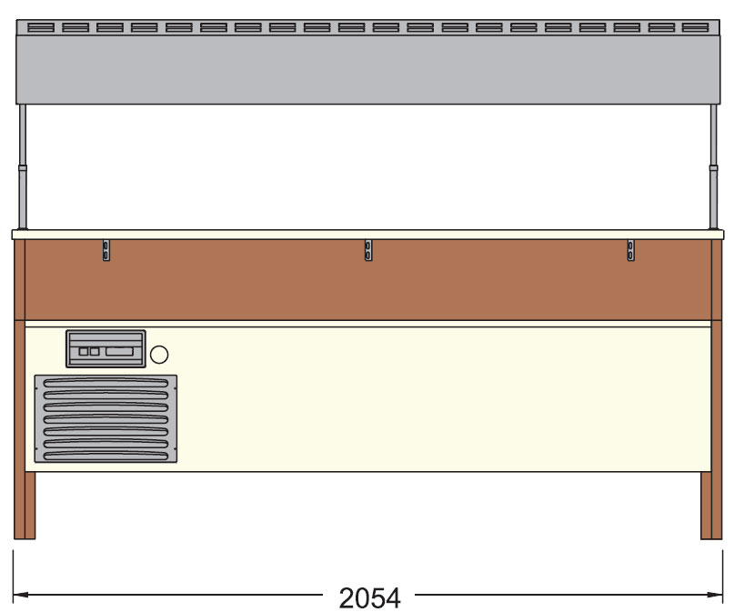 Bild 2: KBS Salatbar Proxima 6 M