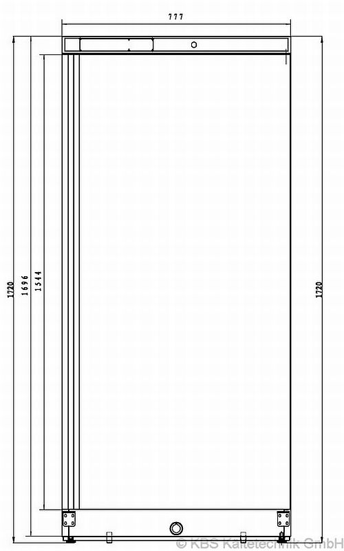 Bild 10: KBS Umluft Gewerbekühlschrank KBS 502 U