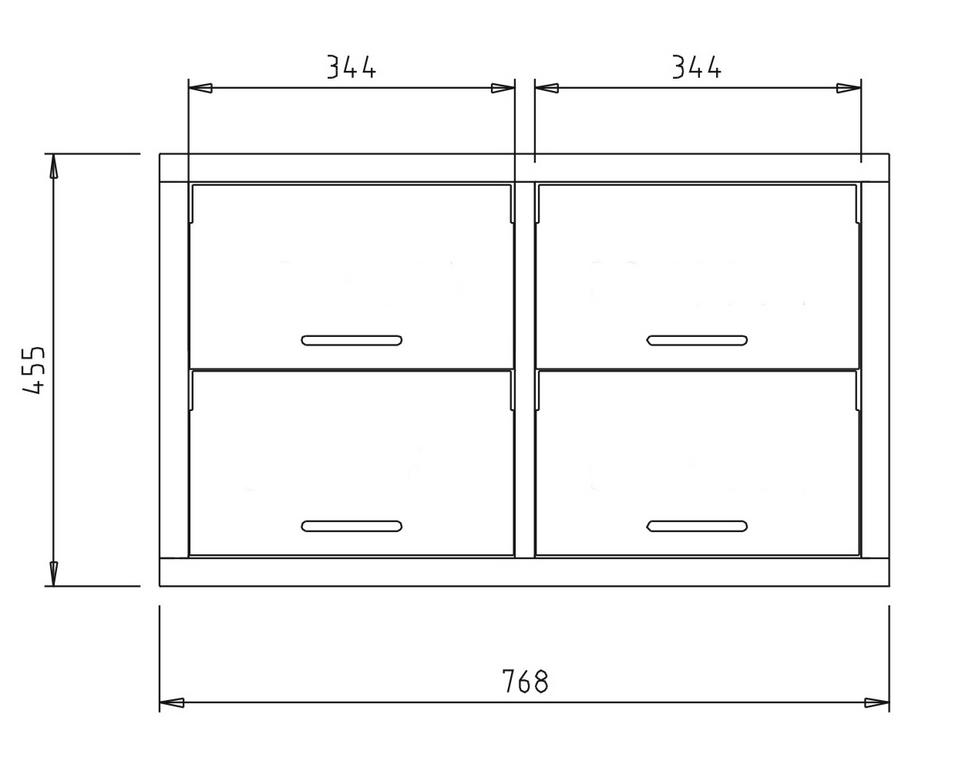 Bild 1: KBS Aufsatzkühlvitrine VES 211 / VEU 208 Selbstbedienungsklappen