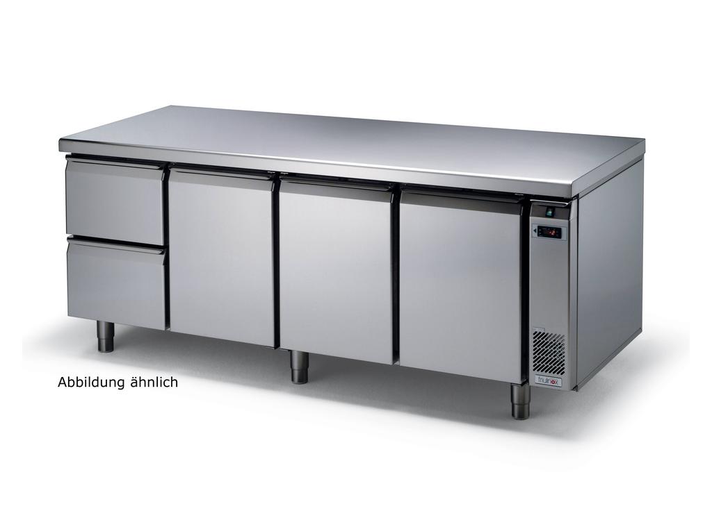 Bild 1: KBS Kühltisch ohne Aggregat KT 4 O-7102