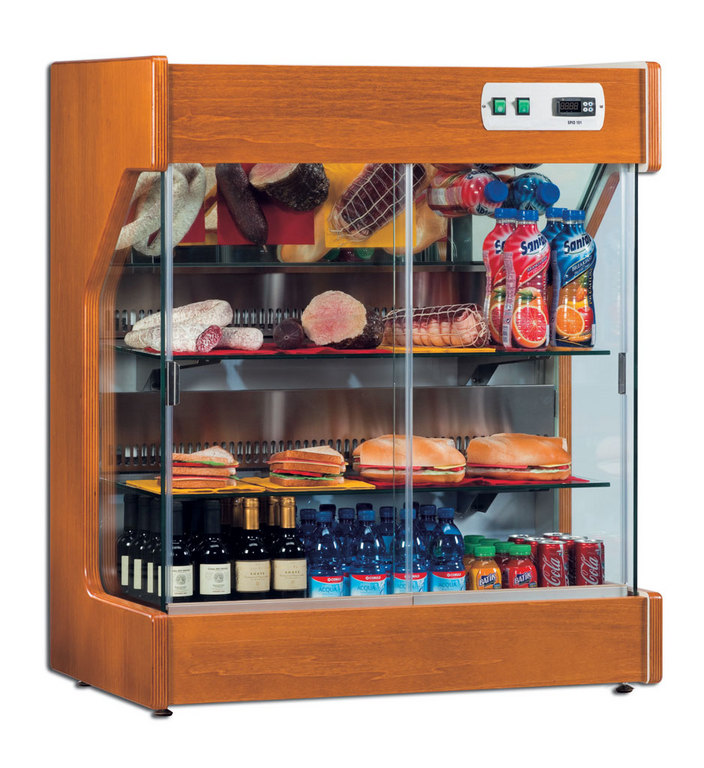 Bild 1: KBS Wandkühlregal SPIO 135 Holz