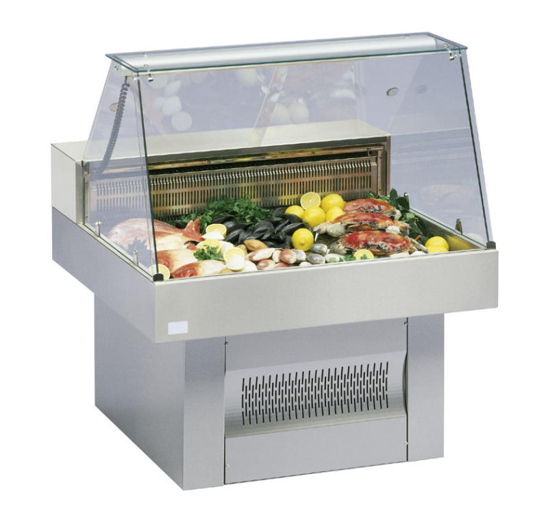 Bild 1: KBS Oceanus 100 Fischvitrine mit geradem Glasaufbau