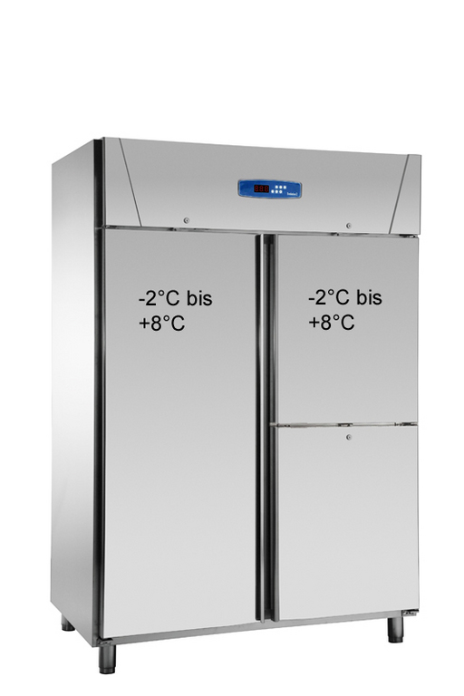Bild 1: KBS Kühlschrank Gewerbekühlschrank KU 1412 3T TW