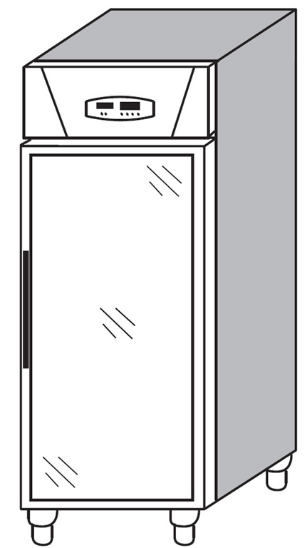 Bild 1: KBS Kühlschrank Gewerbekühlschrank KU 715 G