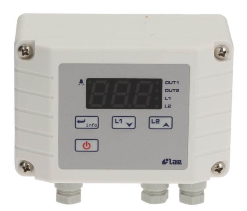 Bild 1: Kühlstellenregler LAE AC1-2WTQ2RE-B mit Gehäuse