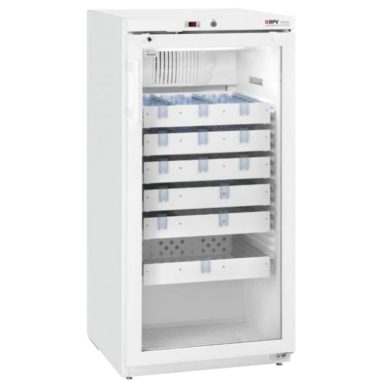 Bild 1: BPV Medikamentenkühlschrank MediKS 260 6S IGT - Glastür