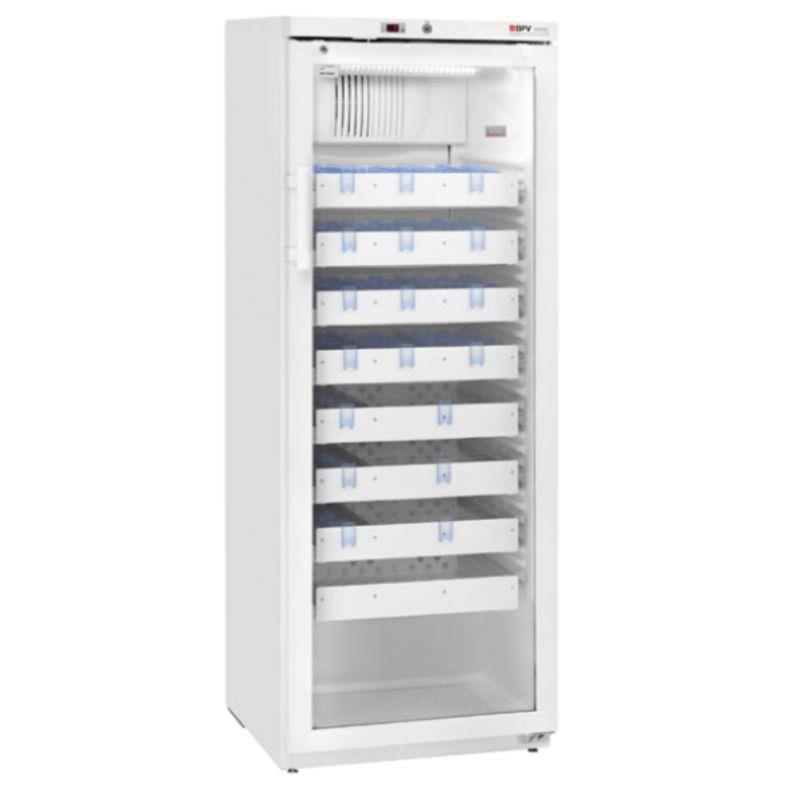 Bild 1: BPV Medikamentenkühlschrank MediKS 360 8S IGT - Glastür