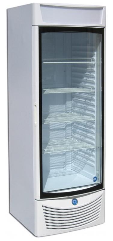 Bild 1: Iarp Kühlschrank mit Glastür und Leuchtaufsatz - Star 42