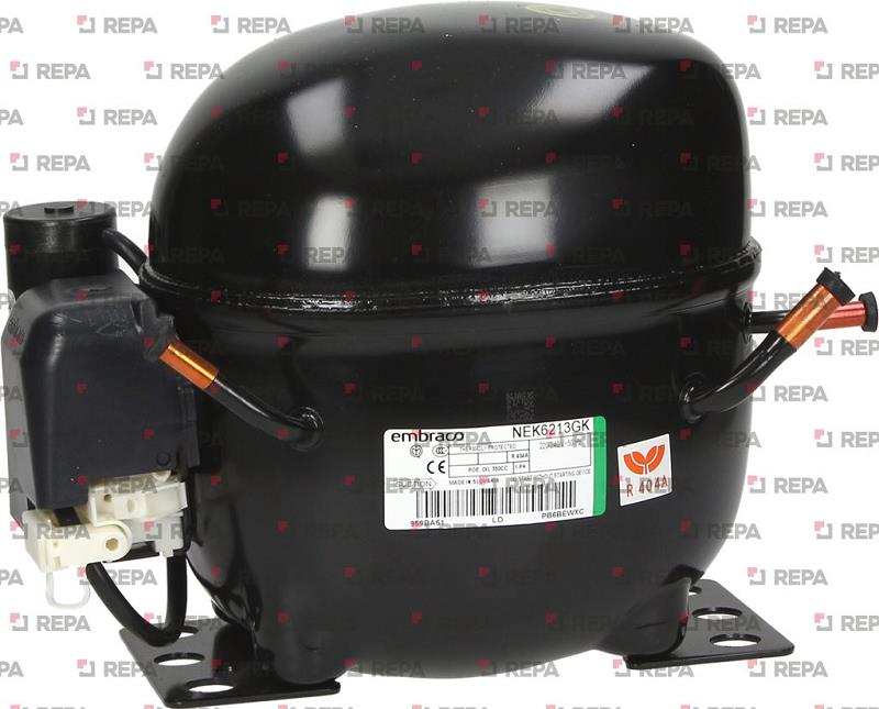 Bild 1: Kompressor Embraco NEK6213GK CSIR HMBP R404a