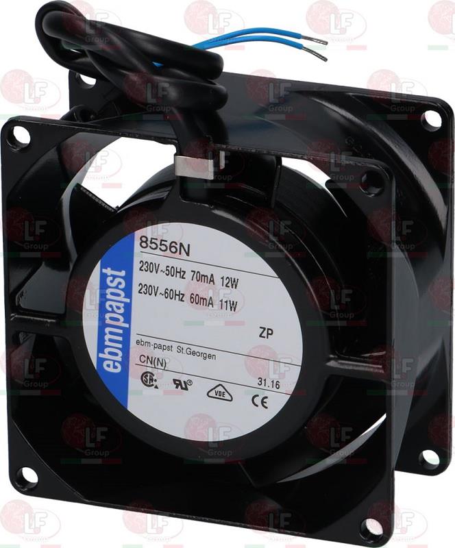 Bild 1: Axial Ventilator EBM 8556N, 80 x 80 x 38 mm