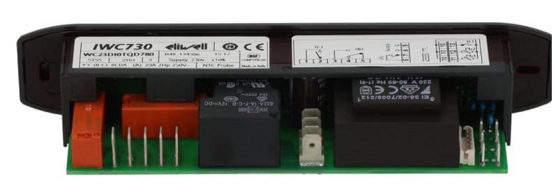Bild 2: Elektronisches Digital Thermostat Eliwell IWC 730 SHORT 230V NTC