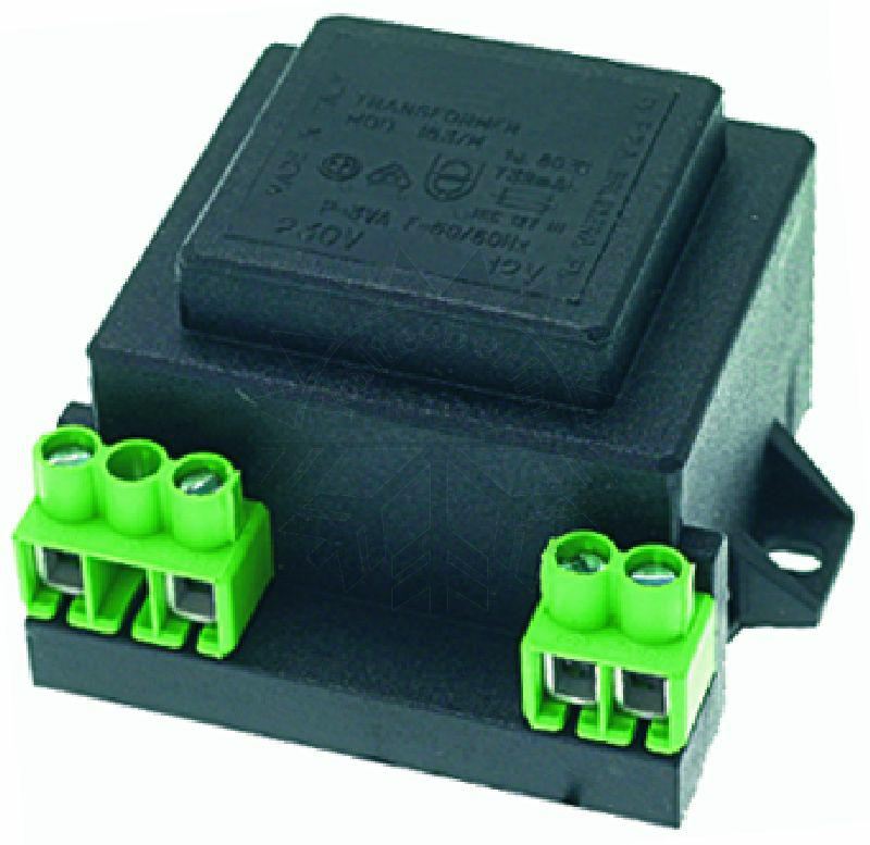 Bild 1: Transformator 230/12V 3VA