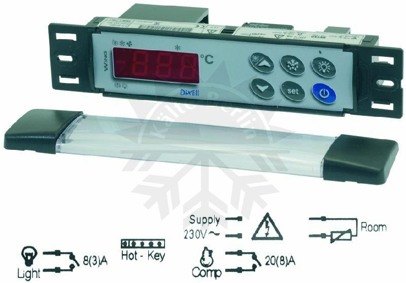 Bild 1: Digitales Thermostat Dixell XW20LS-5N0C1 SHORT 230V