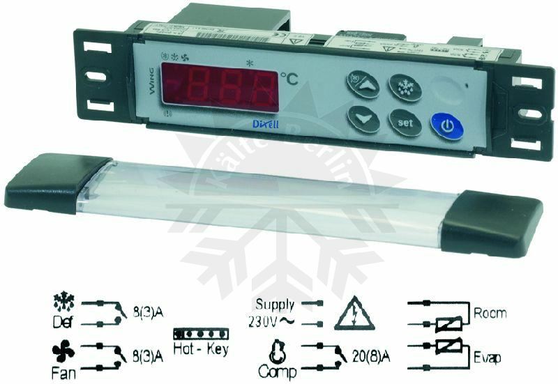 Bild 1: Digitales Thermostat Dixell XW60LS-5N0C1 SHORT