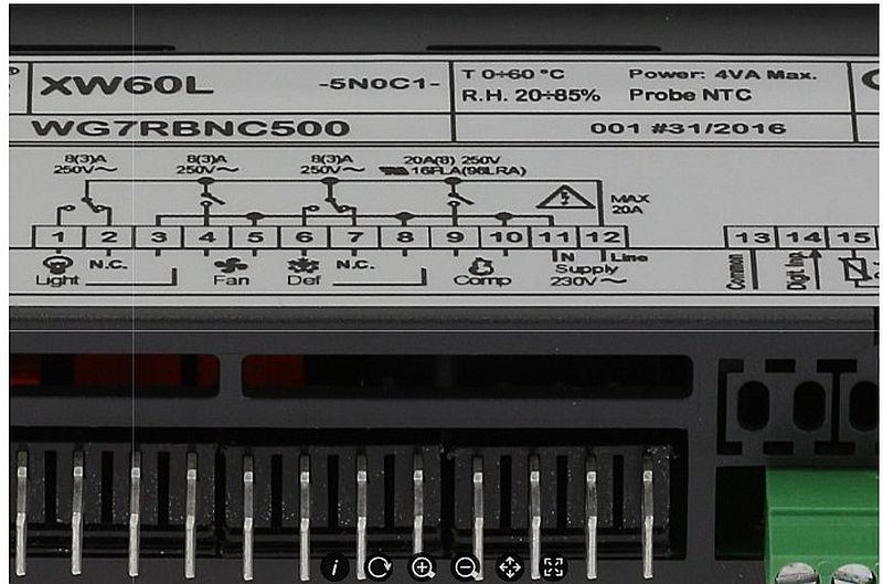 Bild 3: Digitales Thermostat Dixell XW60L-5N0C1