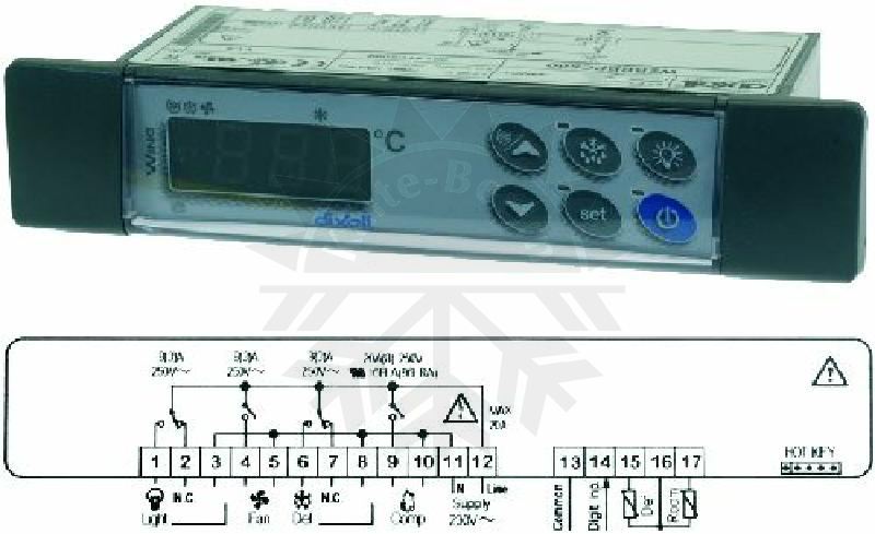 Bild 1: Digitales Thermostat Dixell XW60L-5N0C1