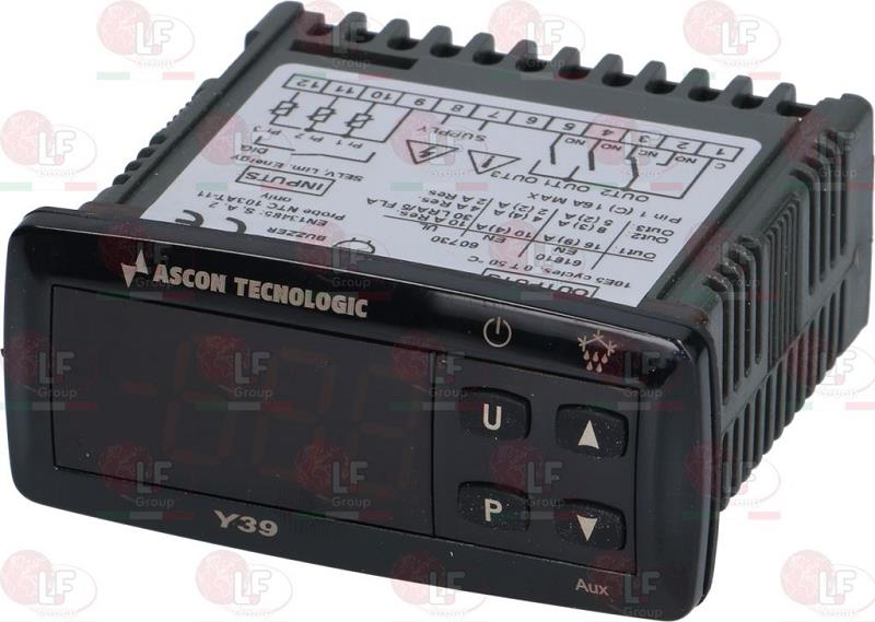 Bild 1: Temperatur Regler Tecnologic Y39-GRRR NTC/PTC