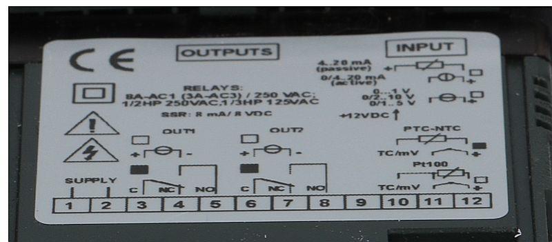 Bild 3: Temperatur Regler Tecnologic TLK38HERR 230V