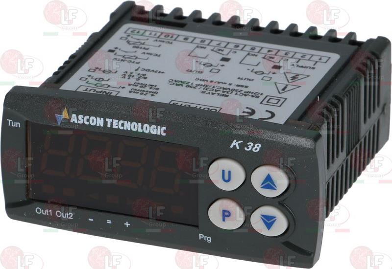 Bild 1: Temperatur Regler Tecnologic TLK38HERR 230V