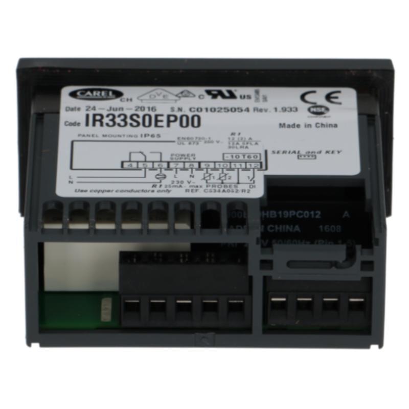Bild 2: Elektronisches Thermostat Carel IR33S0EP00 230V NTC