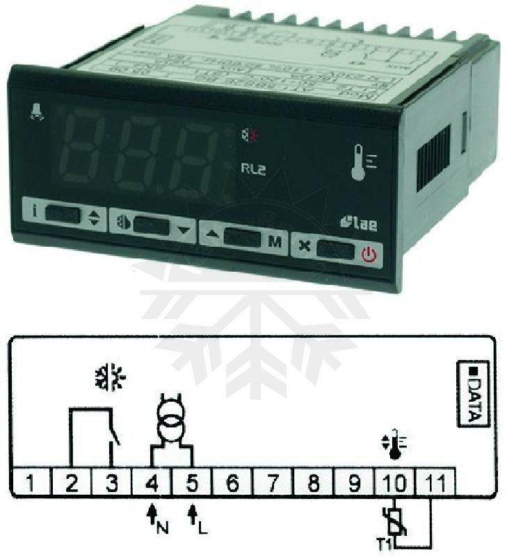 Bild 1: Digital LAE Thermostat AT1-5AS1E-G 230V NTC/PTC