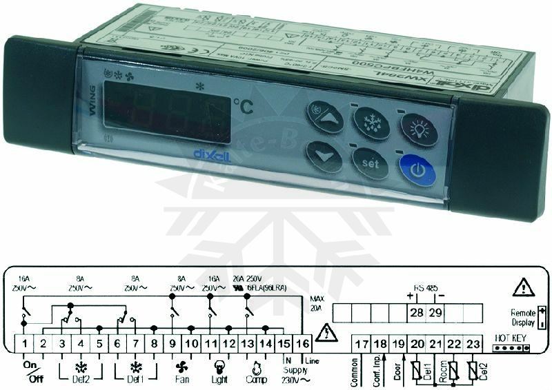 Bild 1: Digitales Thermostat Dixell XW264L-5N0C5