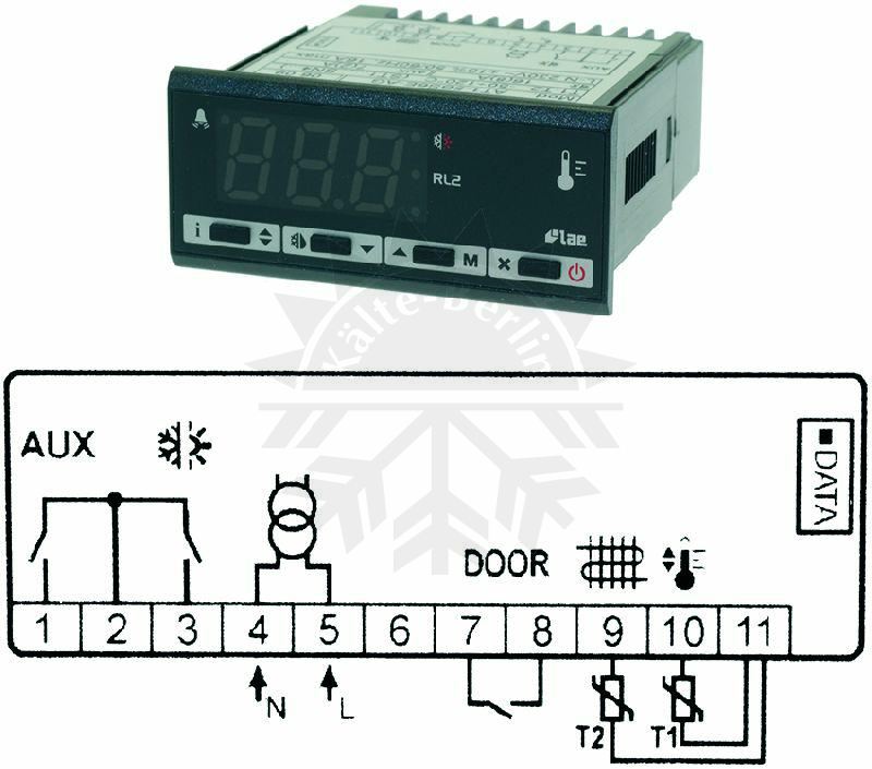 Bild 1: Digital LAE Thermostat AT1-5BS6E-AG 230V NTC/PTC