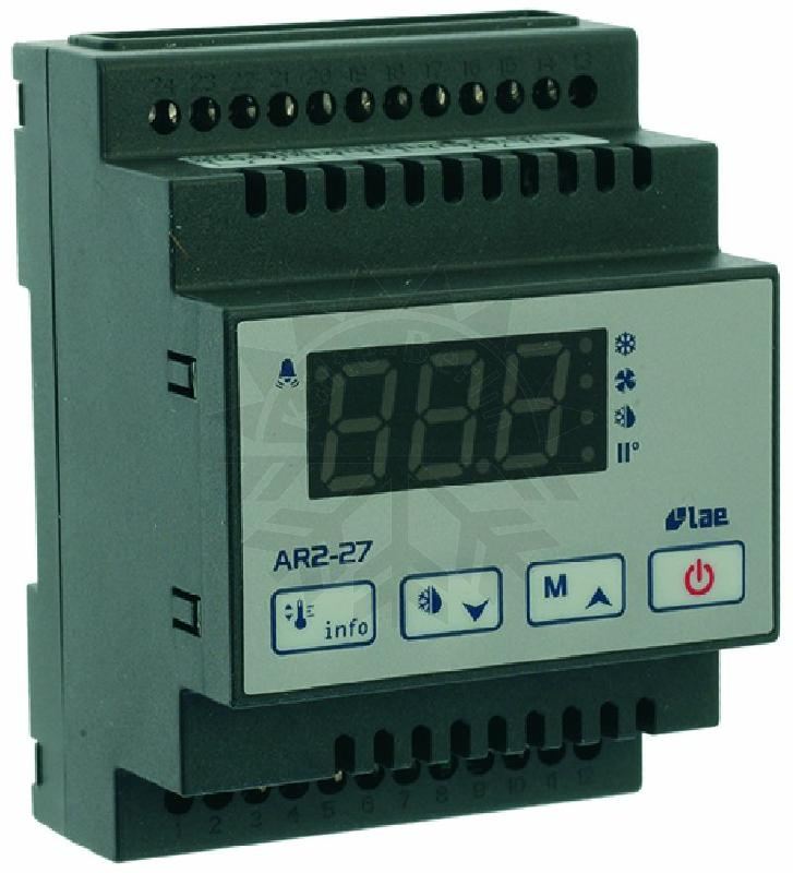 Bild 1: Digital LAE Thermostat AR2-27C35E-BG 230V NTC/PTC