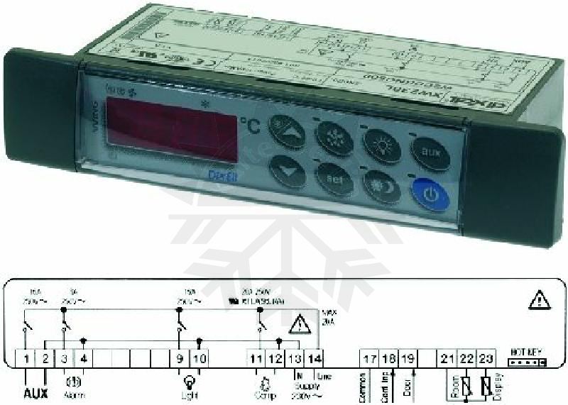 Bild 1: Digitales Thermostat Dixell XW230L-5N0C0