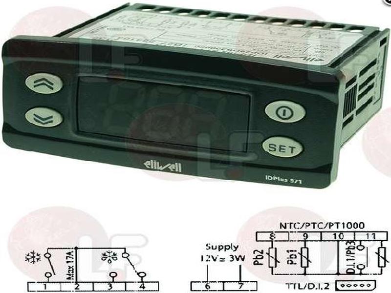 Bild 2: Elektronisches Digital Thermostat Eliwell IDPlus 971 12V