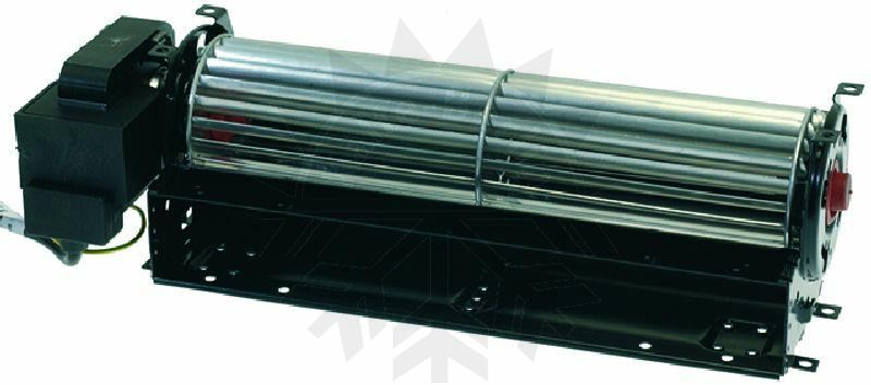 Bild 1: Tangentialventilator Walze 240 x 60, Motor links