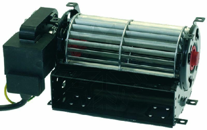 Bild 1: Querstromventilator Walze 120 x 60, Motor links