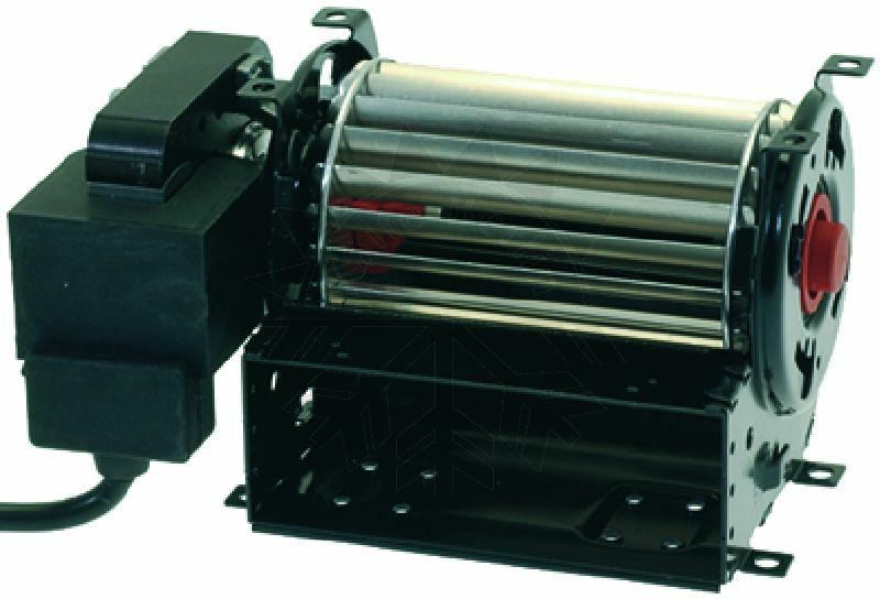 Bild 1: Querstromventilator Walze 90 x 60, Motor links