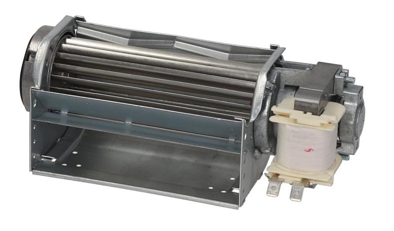 Bild 1: Querstromventilator QLK45 Walze 120 x 45, Motor rechts