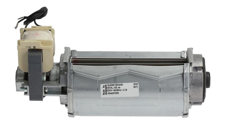 Bild 2: Querstromventilator QLK45 Walze 120 x 45, Motor rechts oben