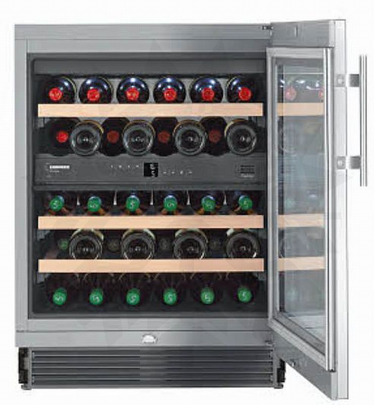 Bild 1: Liebherr Unterbau Weintemperierschrank Vinidor UWTes 1672