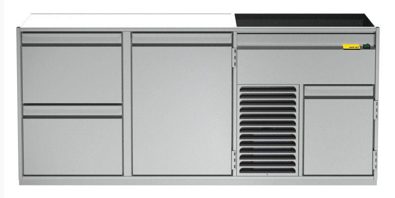 Bild 1: Nordcap Getränketheke London - 2 Becken rechts
