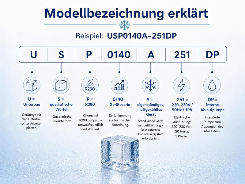 Bild 3: Manitowoc Eiswürfelbereiter USP 0100A