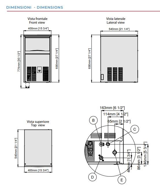 Bild 5: KBS Vollkegel-Eiswürfelbereiter Solid Pro 32