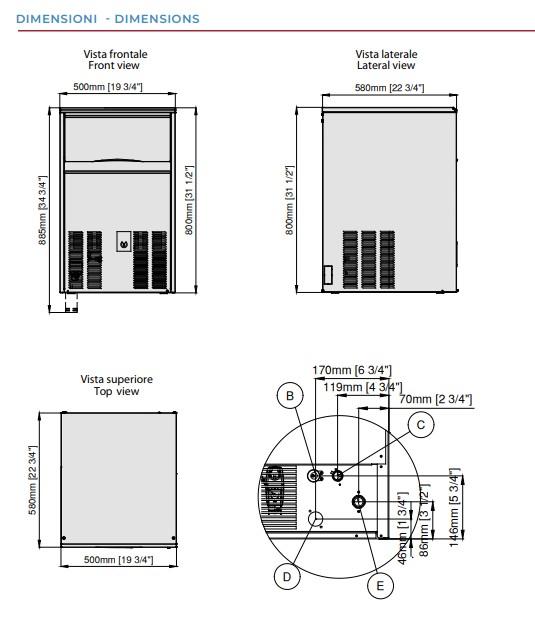 Bild 5: KBS Vollkegel-Eiswürfelbereiter Solid Pro 52
