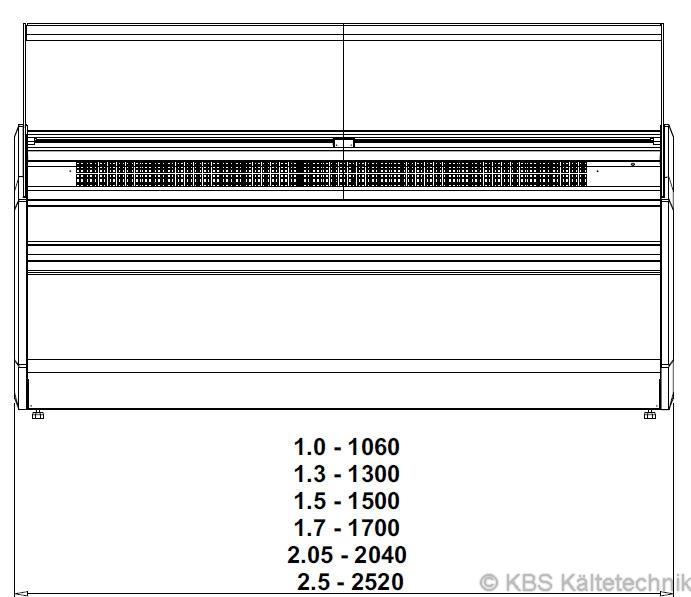 Bild 5: KBS Kühltheke Nika Pro 1507