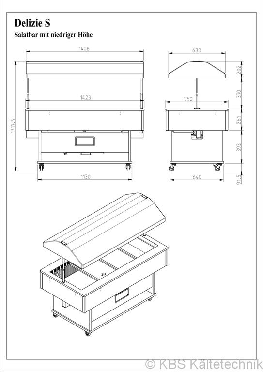 Bild 2: KBS Salatbar Delizie Kids GN 4-1