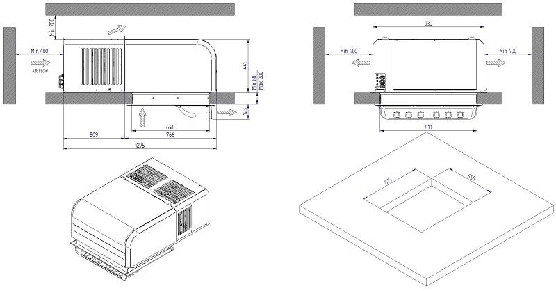 Bild 4: Rivacold NK Deckenaggregat BEST BEC2302MA50P11